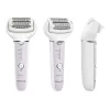 Epilaator Panasonic ES-EY30A — 60 pintsetti, 3 kiirust, märg ja kuiv, akutoitega, valge/lilla