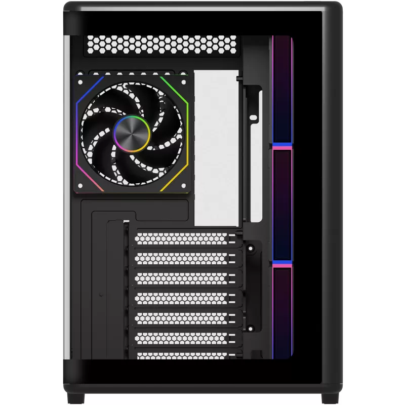 Elite 600 ARGB, tornkorpus must, karastatud klaas x 2