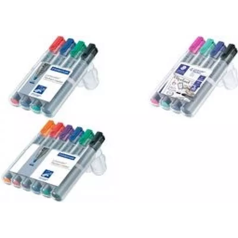 Staedtler Lumocolor Flipchart Markerid 356, 4-osaline komplekt