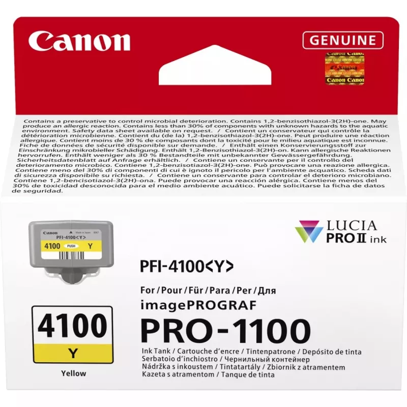 Canon LUCIA PRO II tindikassett 1 tk Originaal standardmahuga kollane