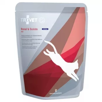 Märg kassitoit TROVET Renal & Oxalate RID 85 g kotike — veterinaardieet, kana, täiskasvanud kassidele neeruprobleemidega