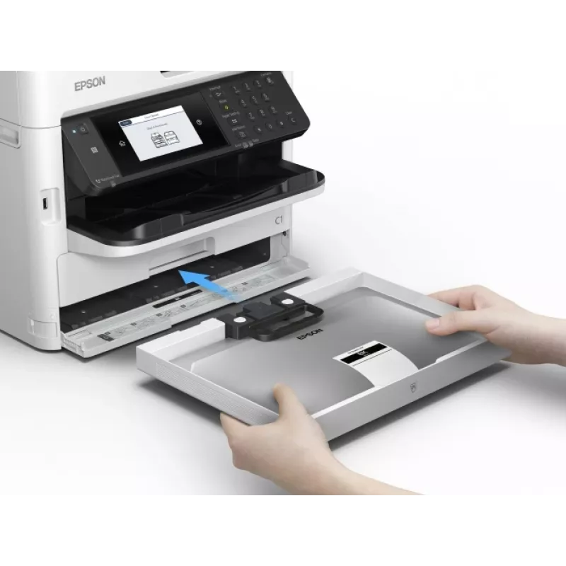 Epson WorkForce Pro WF-M5799DWF Printer Inkjet B/W MFP A4, loendur 100K–180K (kasutatud)