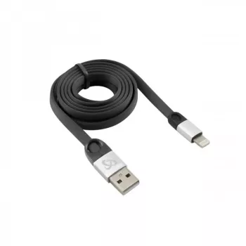 Sbox USB 2.0-8-Pin/2.4A must/hõbedane