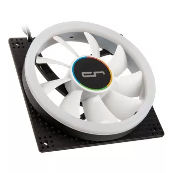 Cryorig Crona X 120 mm ventilaator, valge — 400–1700 RPM, 60.6 CFM, 2.65 mmH2O