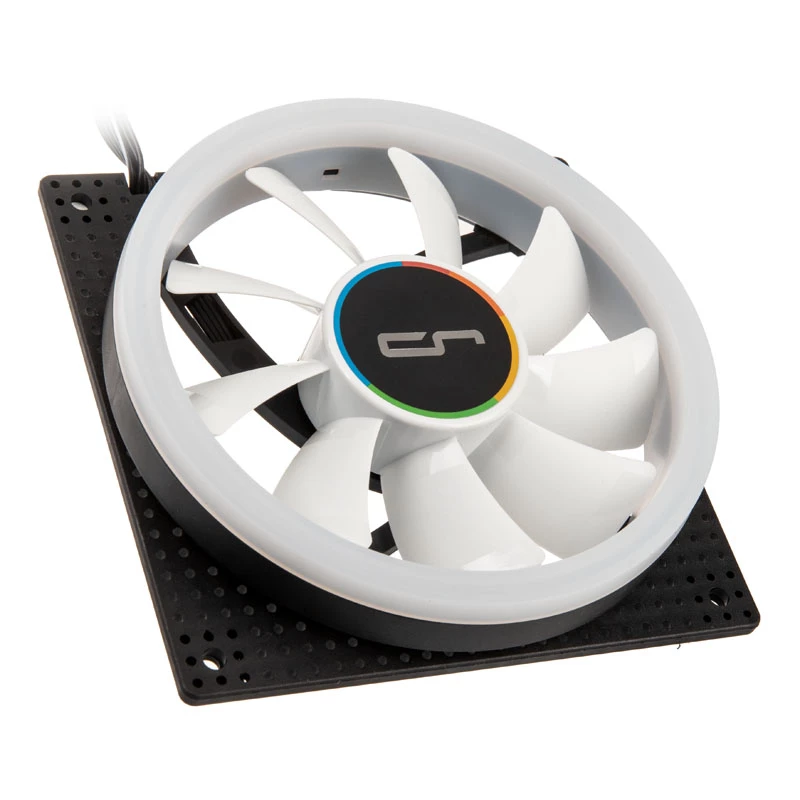 Cryorig Crona X 120 mm ventilaator, valge — 400–1700 RPM, 60.6 CFM, 2.65 mmH2O