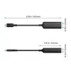 Etherneti adapter Aukey CB-A30 USB‑C – Gigabit RJ45 10/100/1000 Mbps, USB 3.0, alumiiniumkorpus, LED-indikaatorid