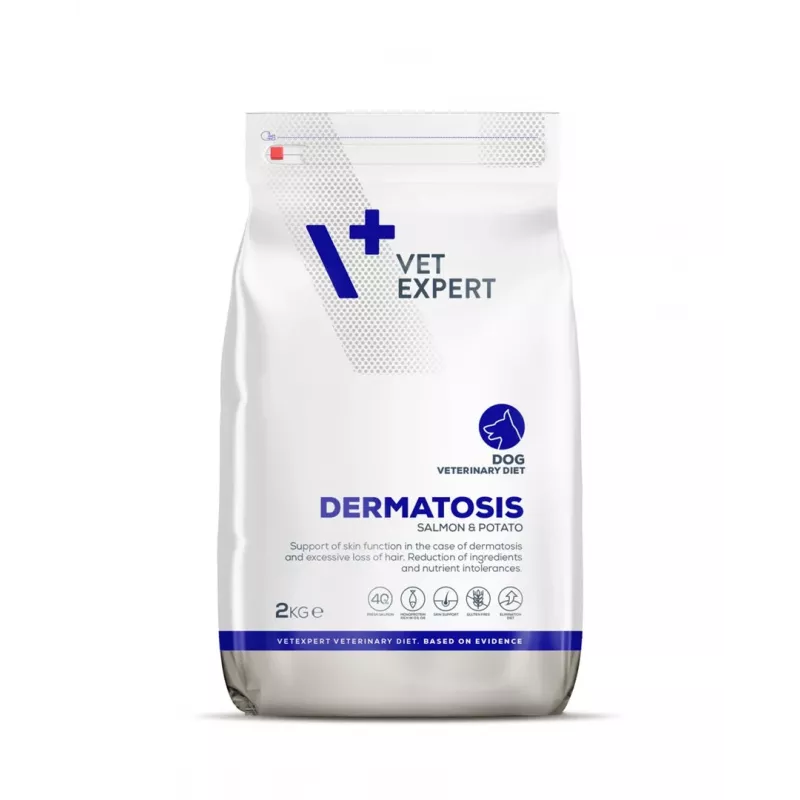 VET EXPERT Veterinary Diet Dermatosis Dog Salmon & Potato - kuiv koeratoit - 2 kg