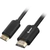 Adapterkaabel HDMI isane > mini HDMI isane (must, 3 meetrit, HDMI 4K)