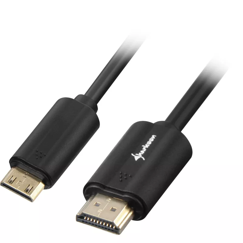 Adapterkaabel HDMI isane > mini HDMI isane (must, 3 meetrit, HDMI 4K)