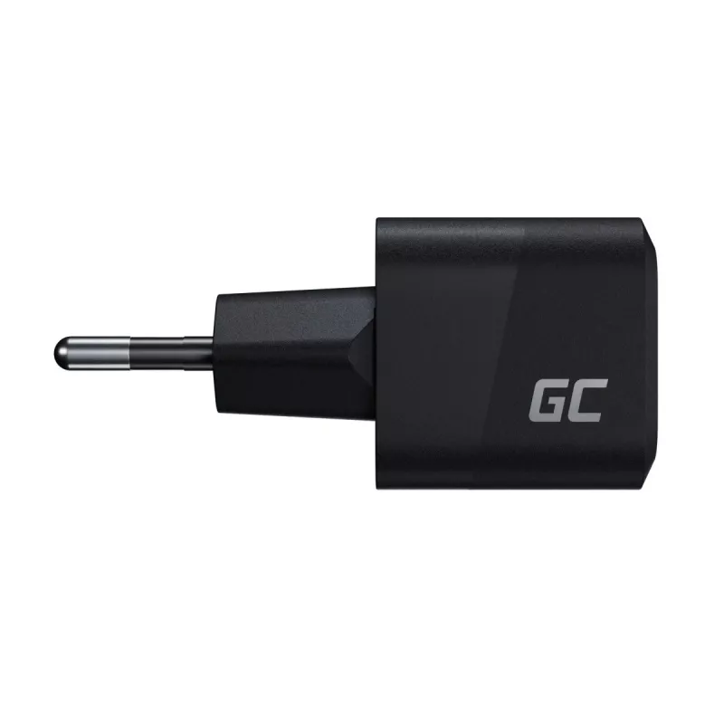Mobiilseadme laadija roheline Cell CHARGC06, USB-C 33W, Quick Charge 3.0, vahelduvvoolu sisend 100–240V, must