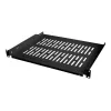 LogiLink Rack - Regal - must, RAL 9005 - 1U - 48,3 cm (19 tolli)