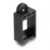 DeLOCK Keystone Holder Snap-in raam Must 18mm x 40mm x 10mm