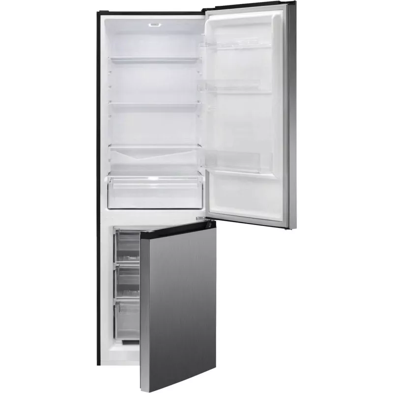 Eraldiseisev külmik BOMANN KG 7357, 315 L kogumaht (219 L külmik, 96 L sügavkülmik), roostevaba teras, LED-valgustus, 40 dB
