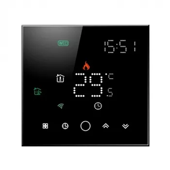 TUYA Programmable WiFi Thermostat, Black