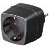 Toiteadapter/pistikupesade adapter Brennenstuhl 1508470 — siseruumides, 250 V sisend, 10 A, must
