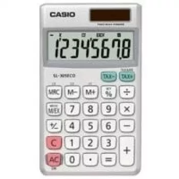Põhiarvuti Casio SL-305ECO tasku hõbedane valge