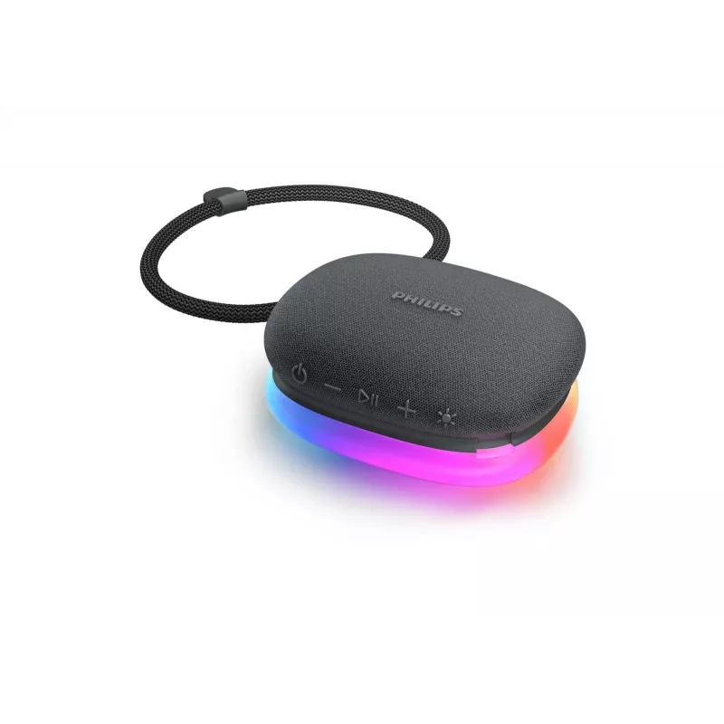Bluetooth-kõlar Philips TAS2307BK/00 integreeritud tulede ja juhtmevaba heliesitusega