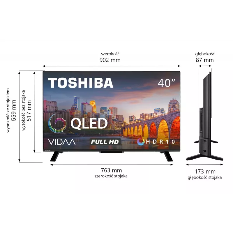 TV QLED 40 tolli 40QV2F63DG