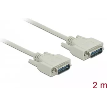 DeLOCK 85976 jadakaabel beež 2 m Sub-D15