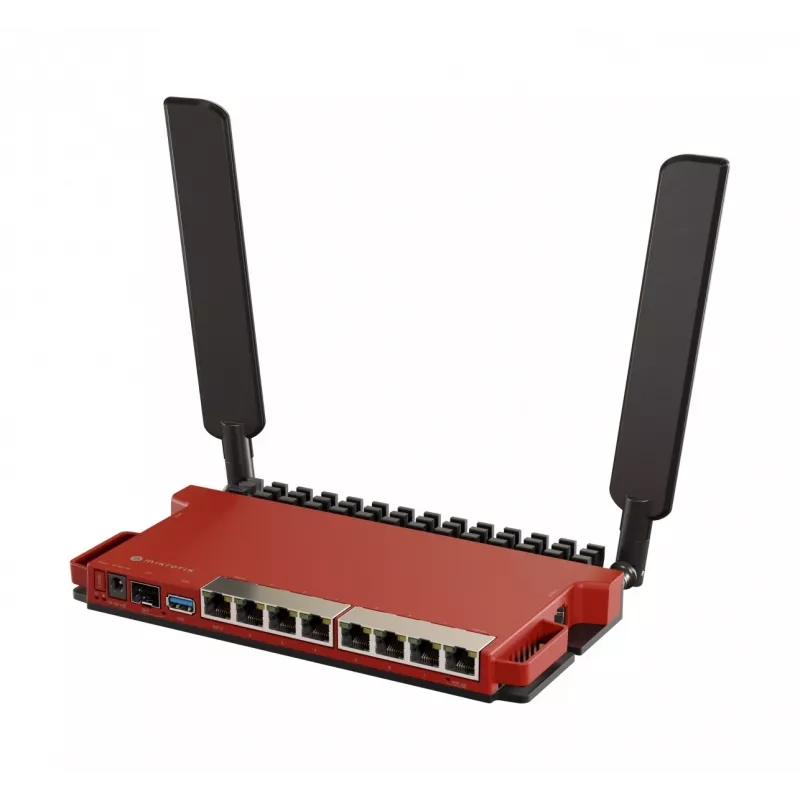 Mikrotik L009UiGS-2HaxD-IN traadita ruuter Gigabit Ethernet ühe ribaga (2,4 GHz) Punane