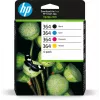 HP 364 4-pakk Must/Cyan/Magenta/Kollane originaal tindikassetid