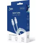 USB-kaabel 3MK USB-C-USB-C 2 m Valge