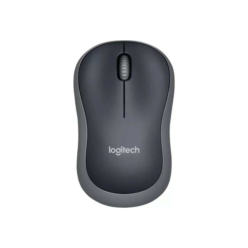 Logitech M185 juhtmeta optiline hiir, kahekäeline, hall, 910-002238