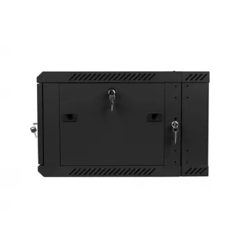 Seinale kinnitatav rack LANBERG WF02-6606-10B 6U 600x374.3x600 mm roostevaba teras must