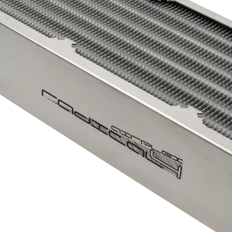 Radiaator Aqua-Computer airplex radical 4/360 — Alumiinium/Vask/Roostevaba teras, 400×140×73 mm