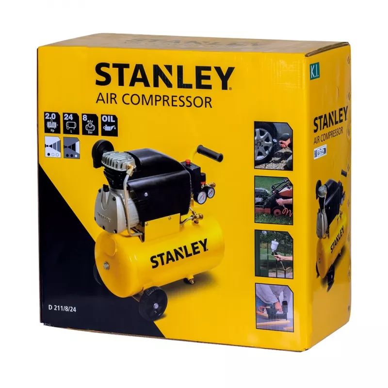 Stanley õlikompressor 24 l 1500 W FCCC404STN005 24 l 8 bar 6-osaline komplekt