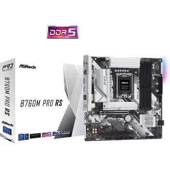 ASRock B760M Pro RS DDR5 Micro-ATX emaplaat