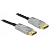 DeLOCK - DisplayPort-kaabel - DisplayPort (M) DisplayPort (M) - DisplayPort 1.4 - 15,0 m - toetab 8K UHD (7680 x 4320) - must (85886)