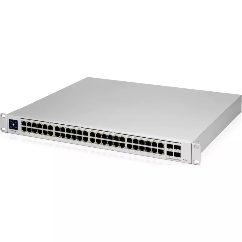 Ubiquiti UniFi USW-PRO-48 võrgulüliti, hallatav L2/L3 Gigabit Ethernet (10/100/1000) 1U, hõbedane