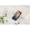 Kaitsev telefoniümbris iKins Samsung Galaxy S20-le — vesilille muster, must