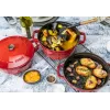 Staub La Cocotte ümmargune malmist pajaroog -- KOMPLEKT 3 TÜKKI