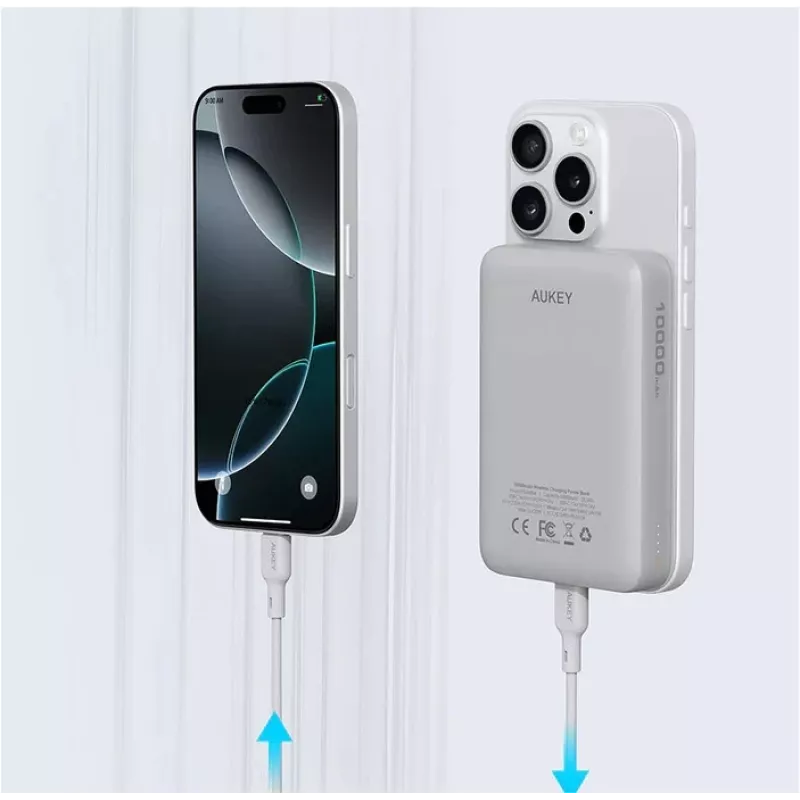 Kaasaskantav akupank PB-MS04 valge 10000mAh