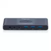 KVM-lüliti DIGITUS USB-C 3.0 HDMI 2-pordiga 4K60Hz, USB-C/USB-A, alumiinium, 135×60×30 mm
