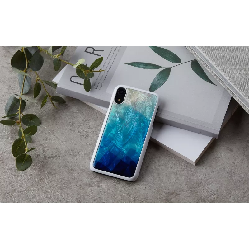 Nutitelefoni ümbris iKins iPhone XR jaoks — sinine järv välispind, must sisepind