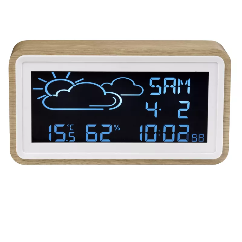 Digitaalne ilmajaam Denver WS-72 Wood LCD DC/aku