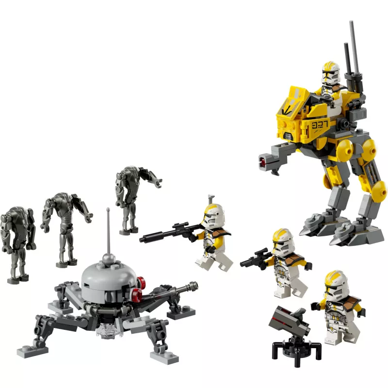 LEGO Star Wars komplekt 327th Star Corps Clone Troopers Battle 75431 — 258 osa, 7 minifiguuri, vanus 7+