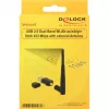DeLock USB2.0 kaheribaline WLAN ac/a/b/g/n pulk - võrguadapter - USB2.0 - 802,11b, 802,11a, 802,11g, 802,11n, 802,11ac - Must (12462)
