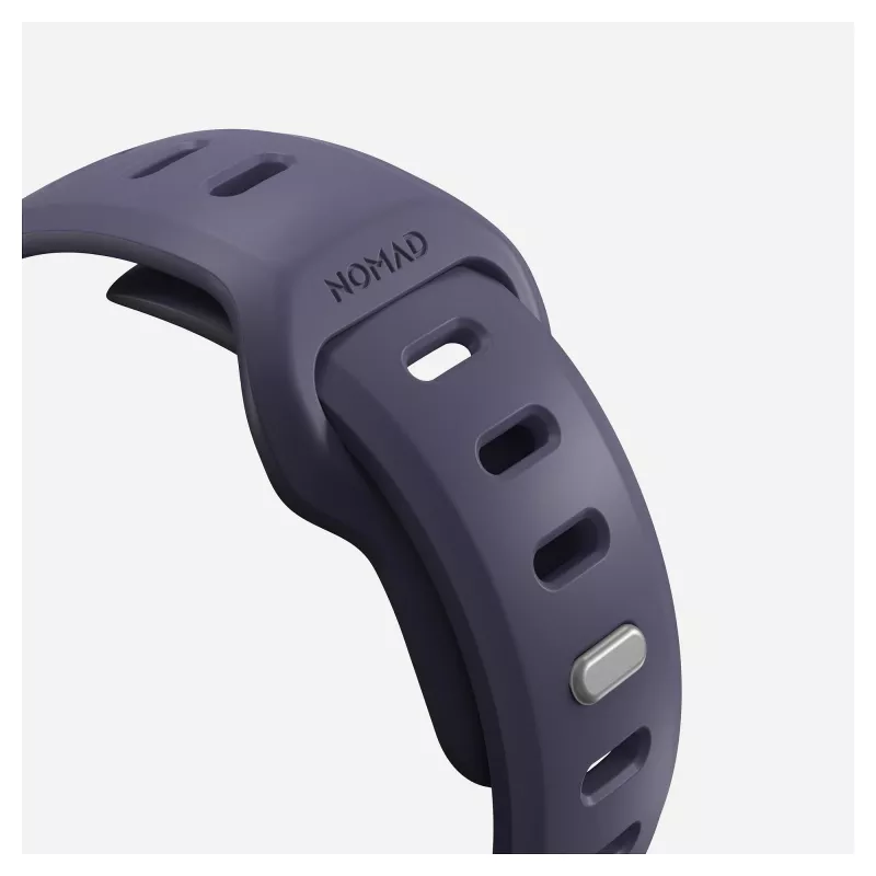 Band Nomad Tempo Band lilla Rubber, ühildub nutikellaga, laius 18 mm, randme ümbermõõt 135–175 mm