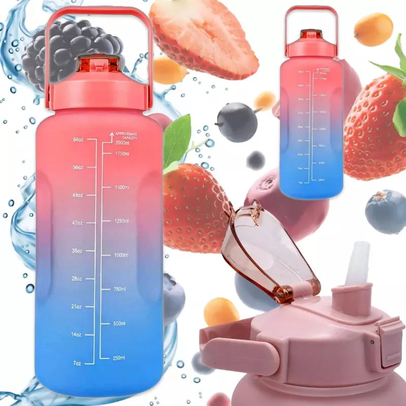 Extralink Motivatsioonipudel, 2000 ml, punane-sinine, BUT-994