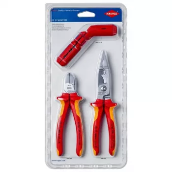 Tööriistakomplekt Knipex 00 31 30 BK V01 3 tööriista oranž punane