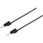 VOLTCRAFT Test Lead [Pistik 4 mm - Pistik 4 mm] 0.75 m Must MSB-300 (MSB-300-0.75-SW)