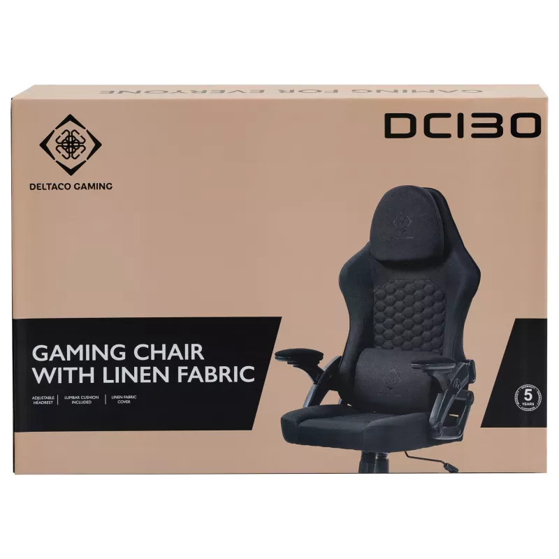 Deltaco DC130 mängutool Soft Woven Mesh must (GAM-180)
