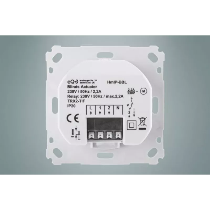 EQ3-AG HmIP-BBL elektrooniline juhtmevaba valge ruloo/rulooakna lisaseade (151333A0)