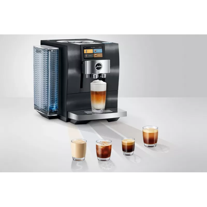 Espressomasin JURA Z10 täisautomaatne 2,4 L Alumiinium Must, 1450 W, 15 bar, 51 jooki