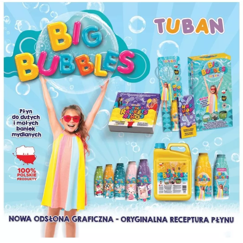 Mullikomplekt Tuban DISPLAY SMALL SOAP BUBBLES MIX 36 tk x 60 ml
