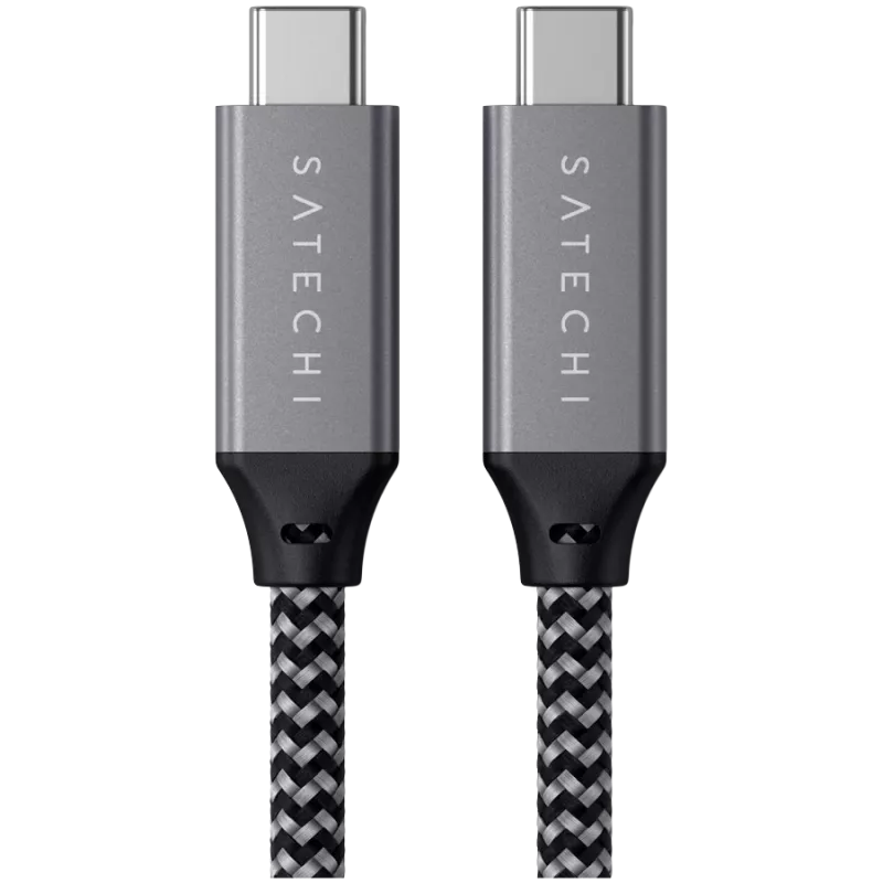 USB-kaabel Satechi ST-U4C25M USB4 Gen 3x2 0,25 m Must Hall